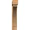 Ekena Millwork Thorton Block Rough Sawn Bracket w/ Offset Brace, Western Red Cedar, 8"W x 46"D x 46"H BKT0806X46X46THR05RWR - alternate 2